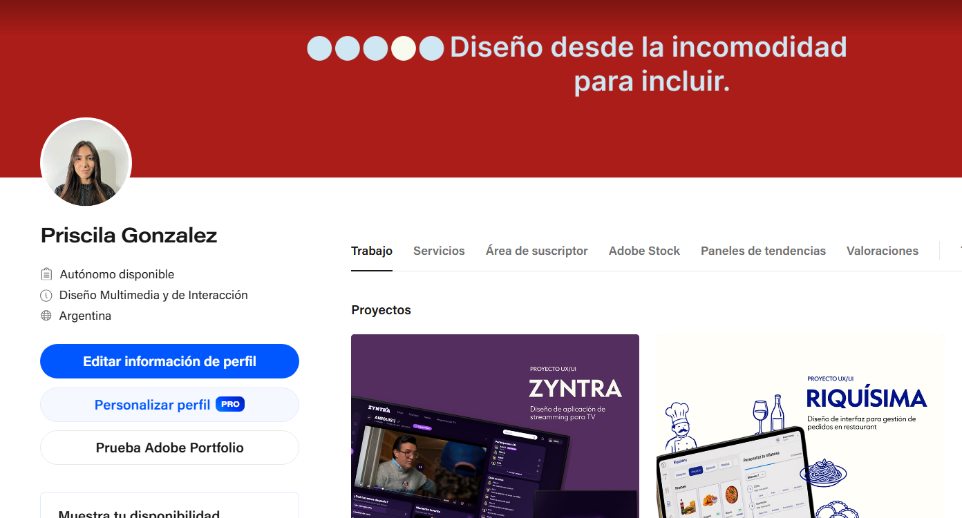 Behance Priscila Gonzalez