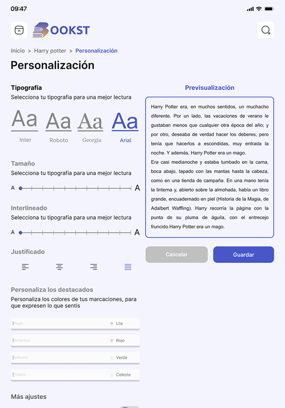 Paso 2: Lectura personalizada